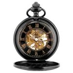 Black Mechanical Pocket Watch - Image 2
