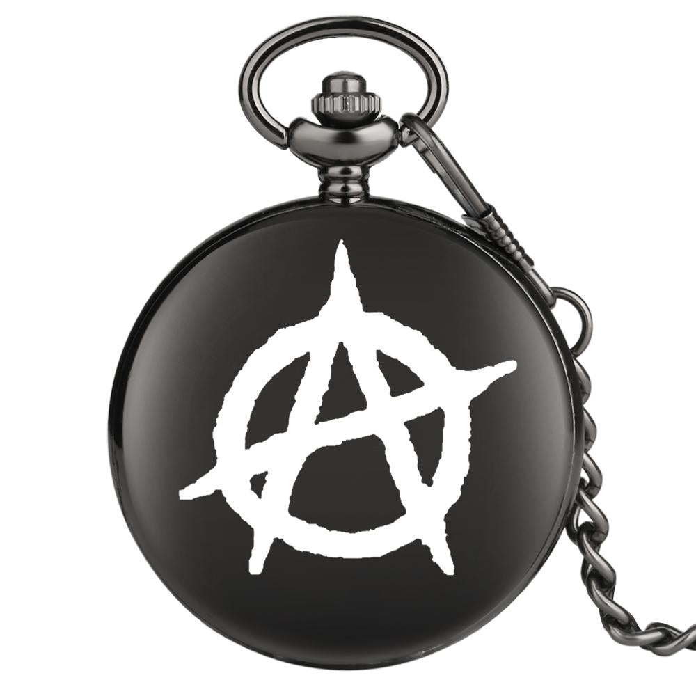 Black-Pocket-Watch-Anarchy.jpg Black Pocket Watch Anarchy - Image 1