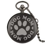 Black Pocket Watch Dog Mom - Image 2