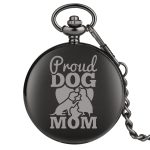 Black Pocket Watch Dog Mom - Image 3