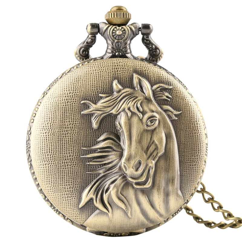 Bronze-Horse-Pocket-Watch.jpg Bronze Horse Pocket Watch - Image 1