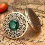 Emerald Pocket Watch - Image 4