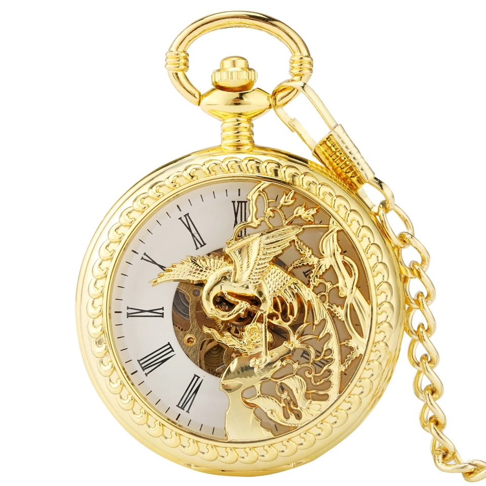 H358e58f898d643faa7b582129f7689f3X.jpg Phoenix Semi-hollow Pocket Watch - Image 1