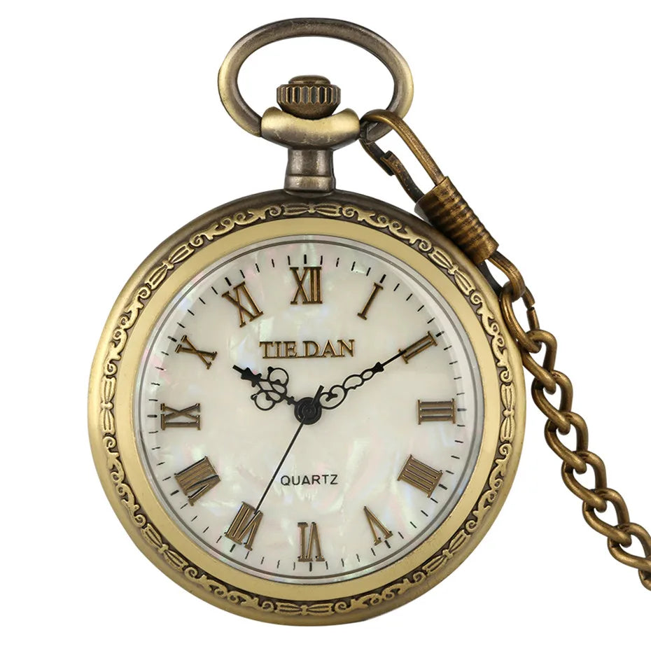 H68943886e8544589a51d6fafbcd69426w.jpg Retro Roman Pocket Watch - Image 1