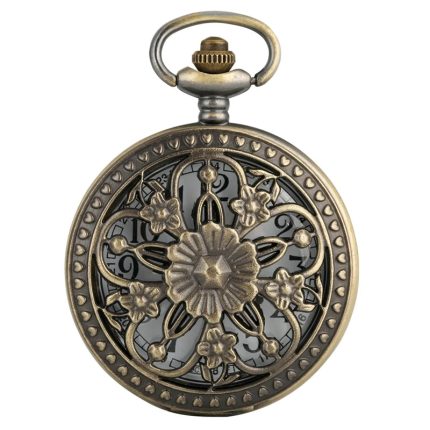 Women's Flower Pocket Watch