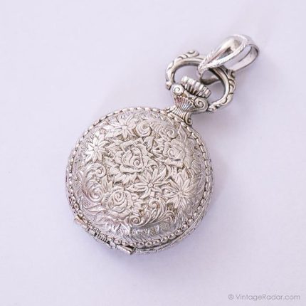 Vintage Caravelle by Bulova Pocket Watch with Swiss Mechanical Movement