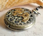 Barn Owl Battery Operated Pocket Watch - Image 2