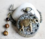 Elephant Mechanical Pocket Watch. - Image 3