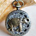 Elephant Mechanical Pocket Watch.