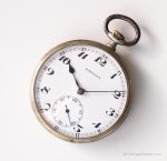 Vintage 1930s Enigma Pocket Watch - RARE Art-deco Antique Watch - Image 3