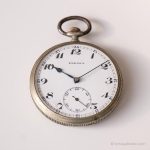 Vintage 1930s Enigma Pocket Watch - RARE Art-deco Antique Watch - Image 6
