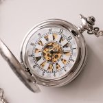 Vintage Skeleton Dial Mechanical Pocket Watch | Silver-tone Vest Watch - Image 5