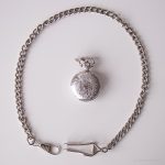 Vintage Aurore Mechanical Pocket Watch | Tiny Medallion Watch for Her - Image 3