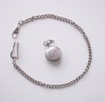 Vintage Aurore Mechanical Pocket Watch | Tiny Medallion Watch for Her - Image 6