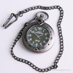 Vintage Timex Expedition Pocket Watch | Silver-tone Timex Indiglo Pocket Watch - Image 5