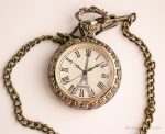 Vintage Eiffel Tower Pocket Watch | Elegant Vest Watch - Image 3