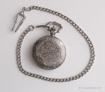 Vintage Railway Pocket Watch | Silver-tone Train Watch by Watch-it - Image 5
