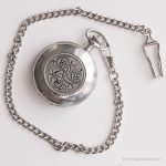 Vintage Mullingar Pewter Pocket Watch | Silver-tone Tribal Pocket Watch - Image 2