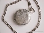 Vintage Ciprini Pocket Watch | Floral Pocket Watch with Roman Numerals - Image 3
