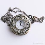 Vintage Floral Pocket Watch | Ladies Pocket Watch - Image 7
