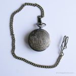 Vintage Floral Pocket Watch | Victorian Vest Watch - Image 5