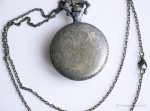 Vintage Skeleton Pocket Watch | Gold-tone Vest Watch - Image 6