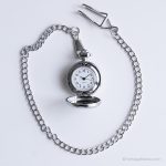 Vintage Floral Pocket Watch | Pocket Pendant Watch for Her - Image 4