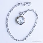 Vintage Tiny Pocket Watch | Two-tone Pocket Watch for Him or Her - Image 2