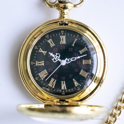 Vintage Luxury Pocket Watch | Elegant Gold-tone Pocket Watch