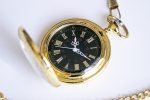 Vintage Luxury Pocket Watch | Elegant Gold-tone Pocket Watch - Image 3