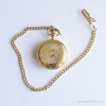 Vintage Luxury Pocket Watch | Elegant Gold-tone Pocket Watch - Image 5
