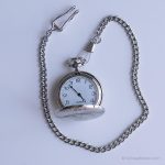 Vintage Silver-tone Pocket Watch for Men | Gift for Best Men - Image 4