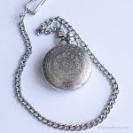 Vintage Silver-tone Pocket Watch for Men | Gift for Best Men - Image 7