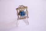 Blue Chelsea Pocket Watch Pendant for Women | Wedding Jewelry for Women - Image 3