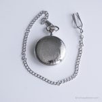 Vintage Elegant Pocket Watch | Silver-tone Vest Watch for Men - Image 6
