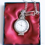 Vintage Minimalist Pocket Watch | Silver-tone Train Watch - Image 3