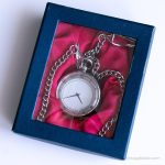Vintage Luxury Collectible Pocket Watch | Silver-tone Vest Watch - Image 3