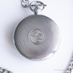 Vintage Luxury Collectible Pocket Watch | Silver-tone Vest Watch - Image 6