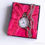 Vintage Elegant Unisex Pocket Watch | Two-tone Vest Watch - Image 2