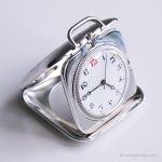 Vintage Square Pocket Watch | Collectible Floral Pocket Watch