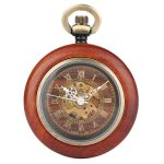 Mechanical Pocket Watch Wooden