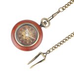 Mechanical Pocket Watch Wooden - Image 2