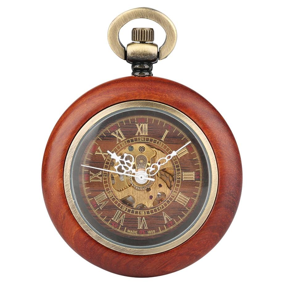 Mechanical-Pocket-Watch-Wooden.jpg Mechanical Pocket Watch Wooden - Image 1