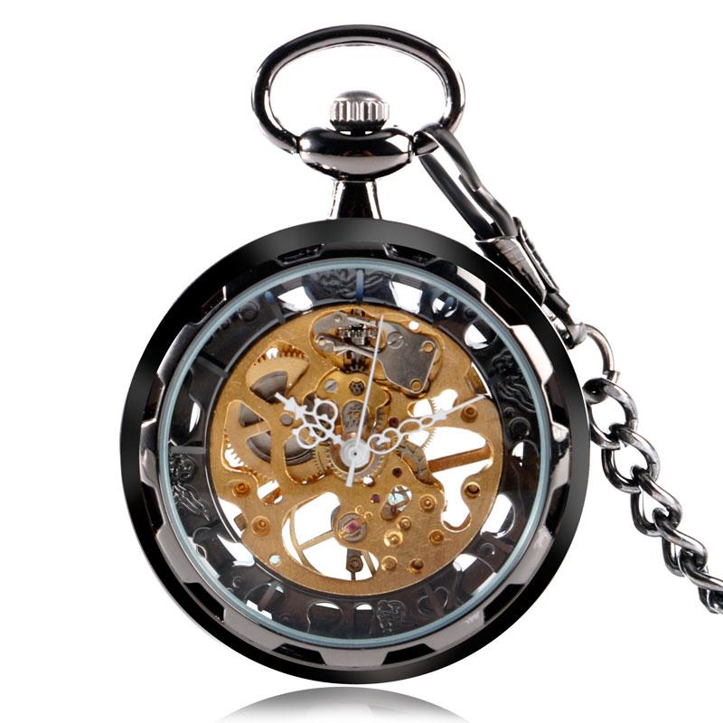 Mechanical-Skeleton-Pocket-Watch.jpg Mechanical Skeleton Pocket Watch - Image 1