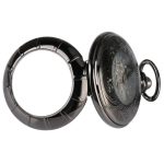 Mudder Steampunk Mechanical Skeleton Mocket Watch - Image 3