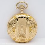 HAMPDEN Multicolor Pocket Watch.     SOLD