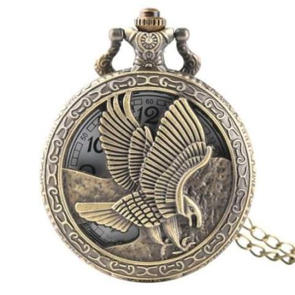 Quartz Pocket Watch Eagle