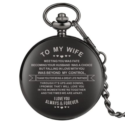 Quartz Pocket Watch To My Wife