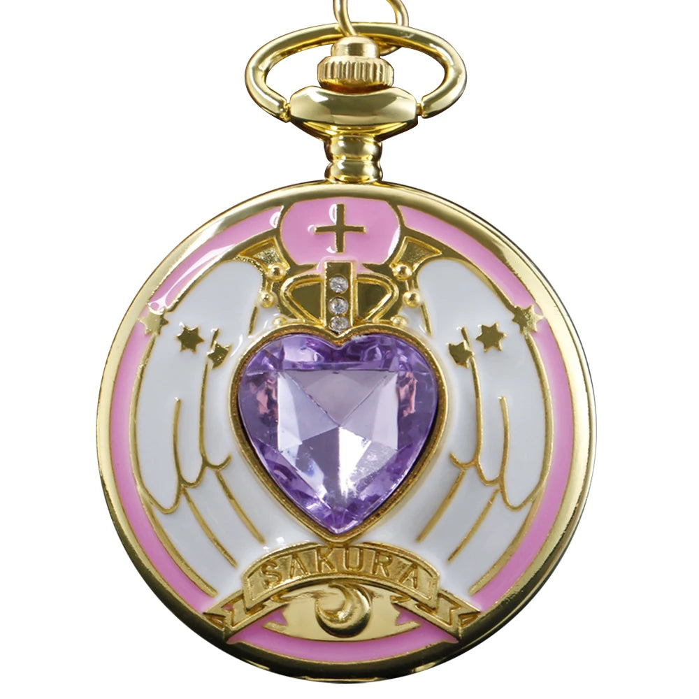 S0171dc0caeba4dea90599e6180327caaq.jpg Purple Love Pocket Watch - Image 1