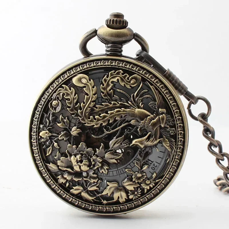 S1cfe23f18700479dbad967e7a2a200128.jpg Charming Phoenix Pocket Watch - Image 1